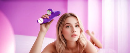 2024 Tapping Flapping Dildo Vibrator for Women 
With 3 Replaceable Head G Spot Vagina Massager