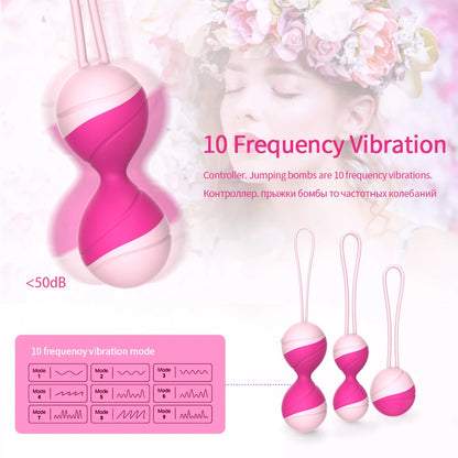 Kegel Balls w/a Remote Control for Vaginal Tightness