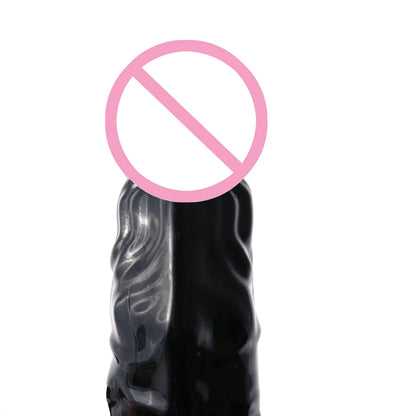 Black Realistic Strap-On Dildo for Beginners 
Silicone Waterproof Harnesses