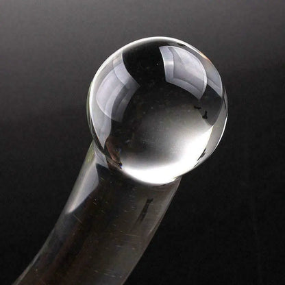 Stainless Steel /Glass Anal Butt Plug