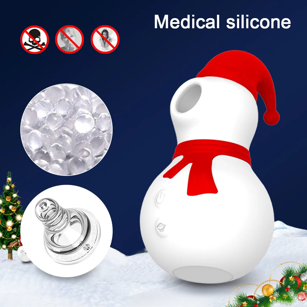 Clitoral Sucking Vibrator Snowman