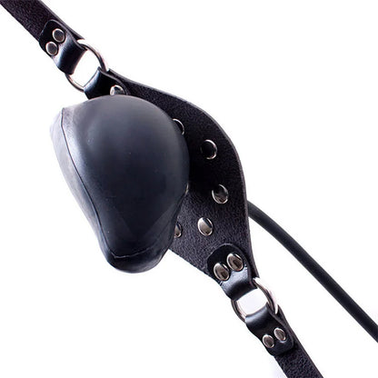 Mouth Gag Oral Fixation with Leather Band