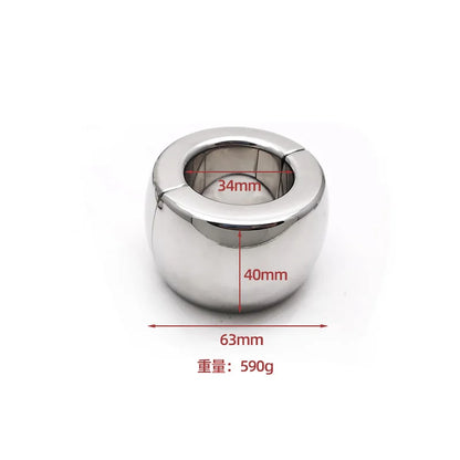 Metal Screw/magnetic roll Hanging Ball Stretcher
 BDSM Rooster Lock Ring Restraint Adult Toy