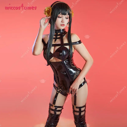 Sexy Your Lingerie Up With This Bodysuit with Waist Cloak and Stockings