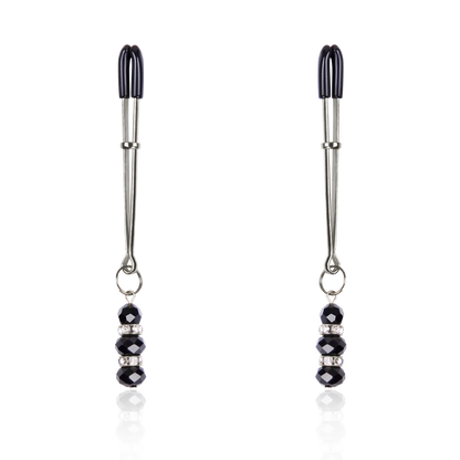 Crystal Beads Bondage Nipple Clamps