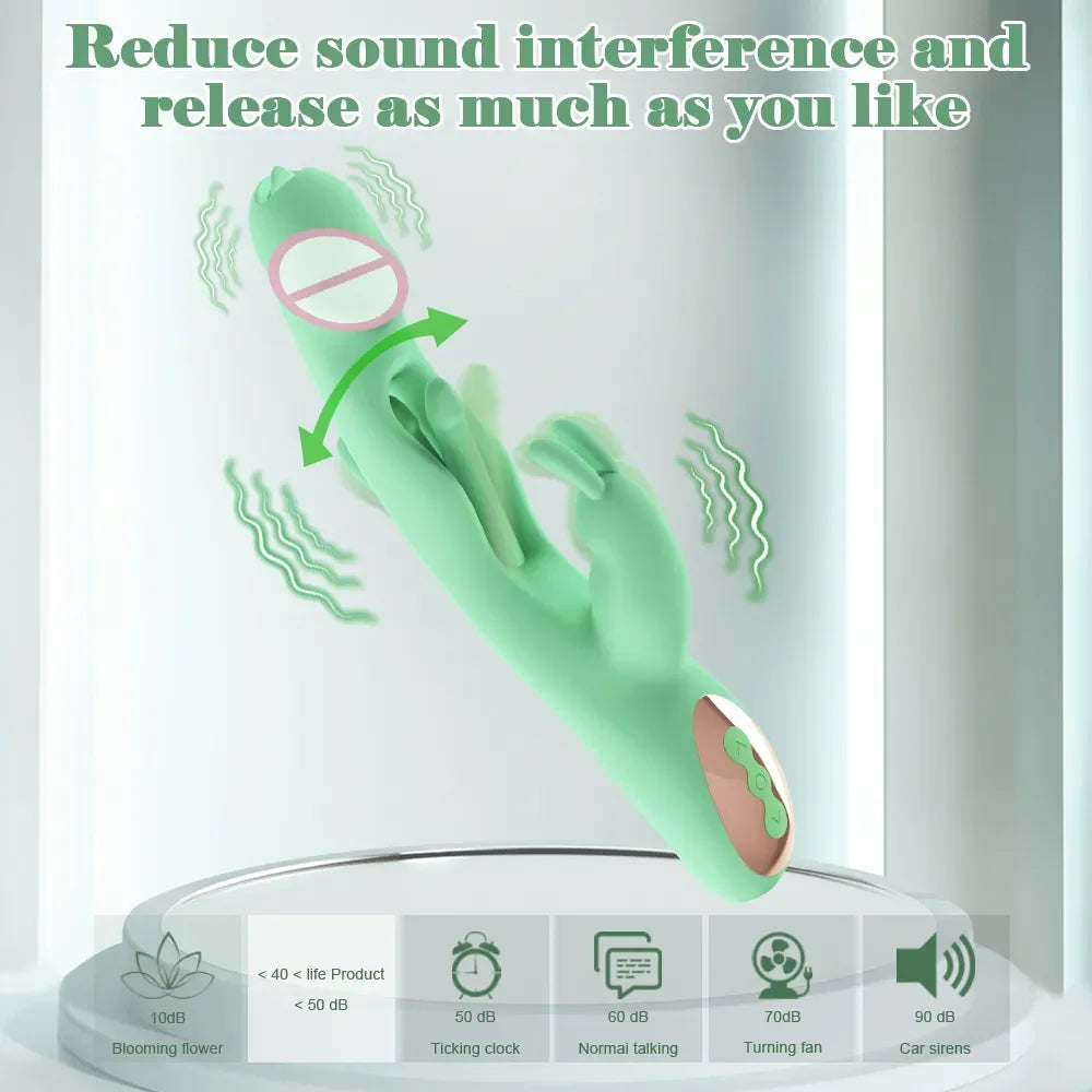 Rabbit Vibrator for Women G Spot 
Tapping Flapping Clit Stimulator