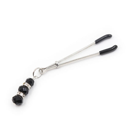 Crystal Beads Bondage Nipple Clamps