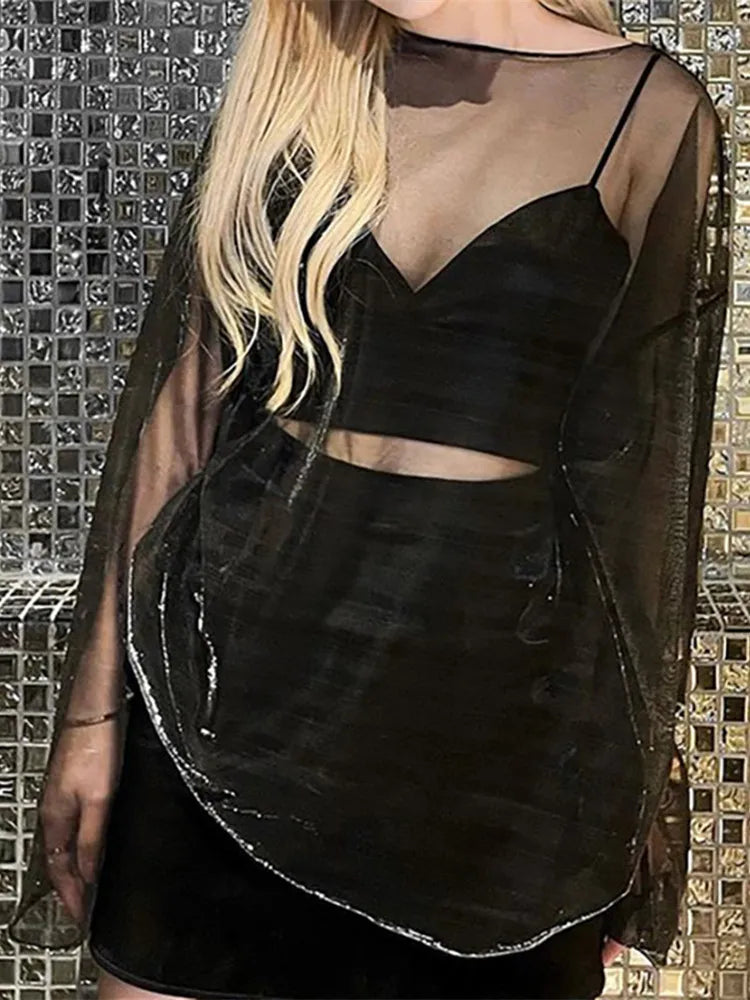 Solid See Through Tshirt