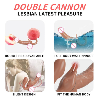 Strapless Strap-on Dildo Vibrator For Women