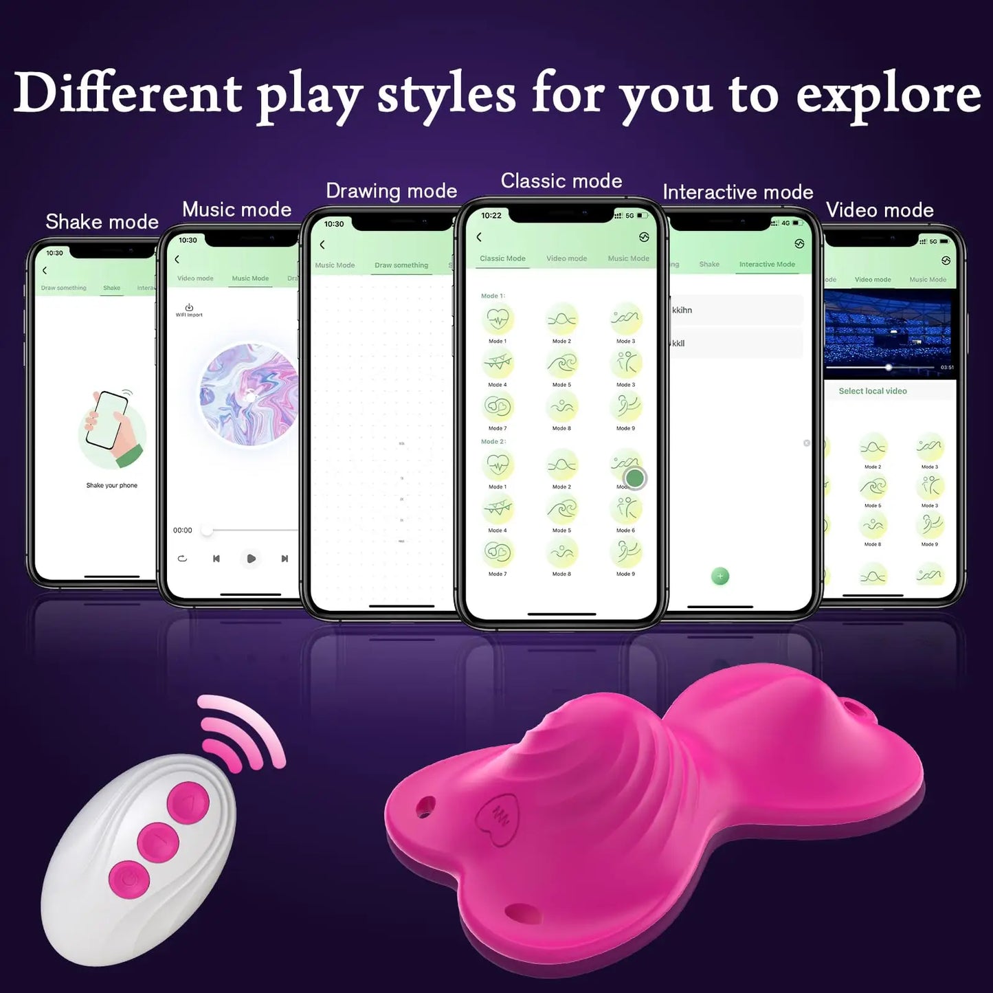 Wearable Butterfly Vibrator For Women 
APP Remote Control