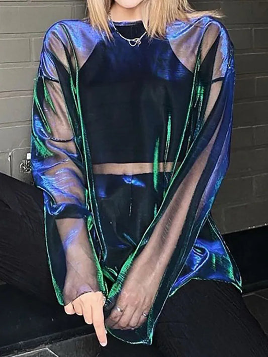 Solid See Through Tshirt