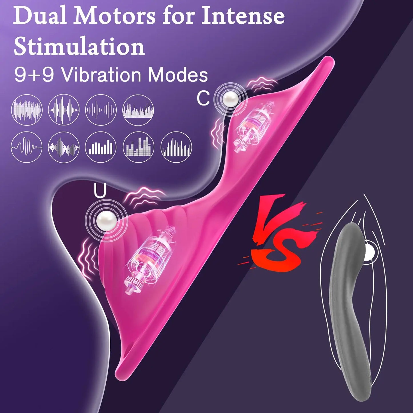 Wearable Butterfly Vibrator For Women 
APP Remote Control