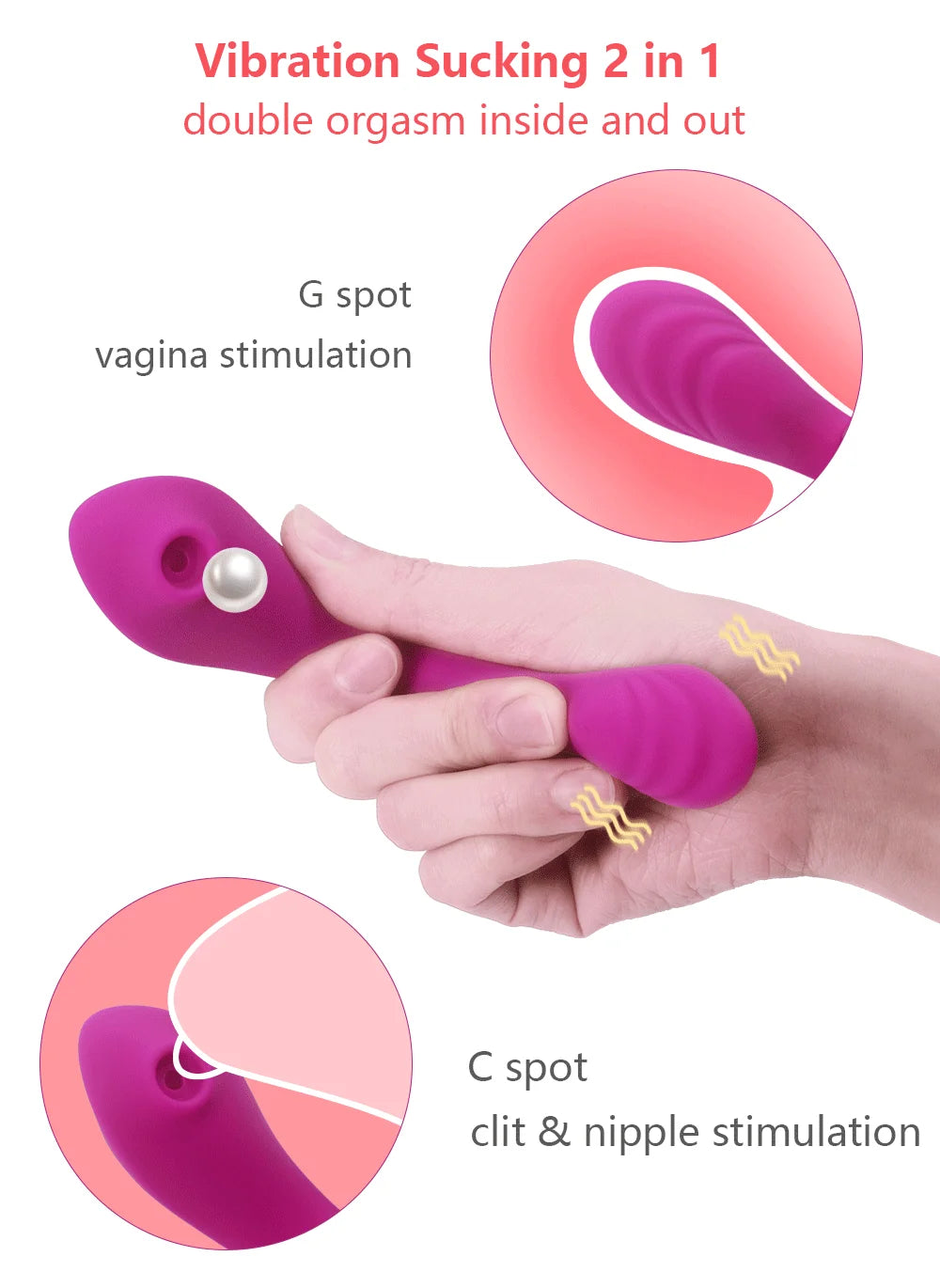 Couples Anal Clit Dual Vibrator