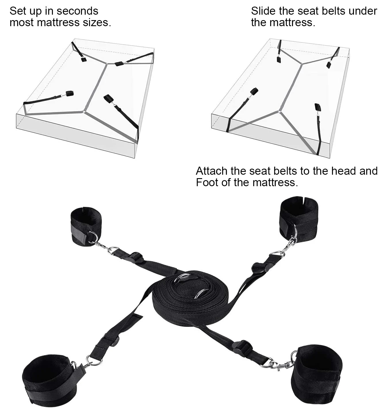 Bdsm Sex Bondage Restraints Kit