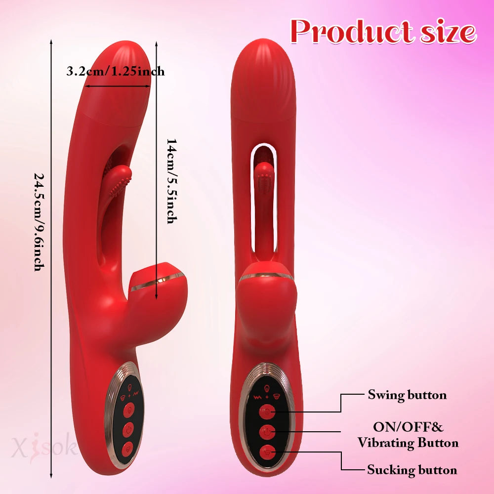 Rabbit Patting Vibrator for Women