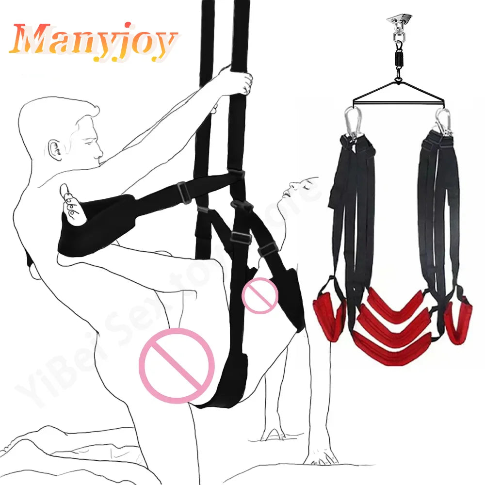 Sex Swing for Couples with Rotating Tripod