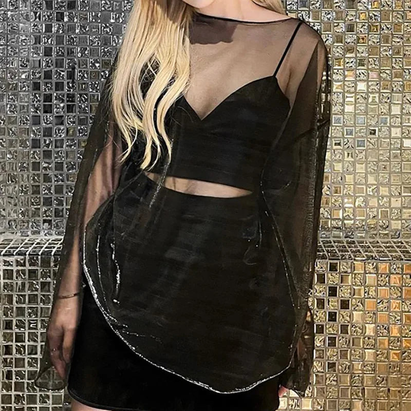 Solid See Through Tshirt