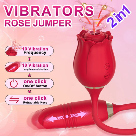 Rose Sucking Vibrator for Women