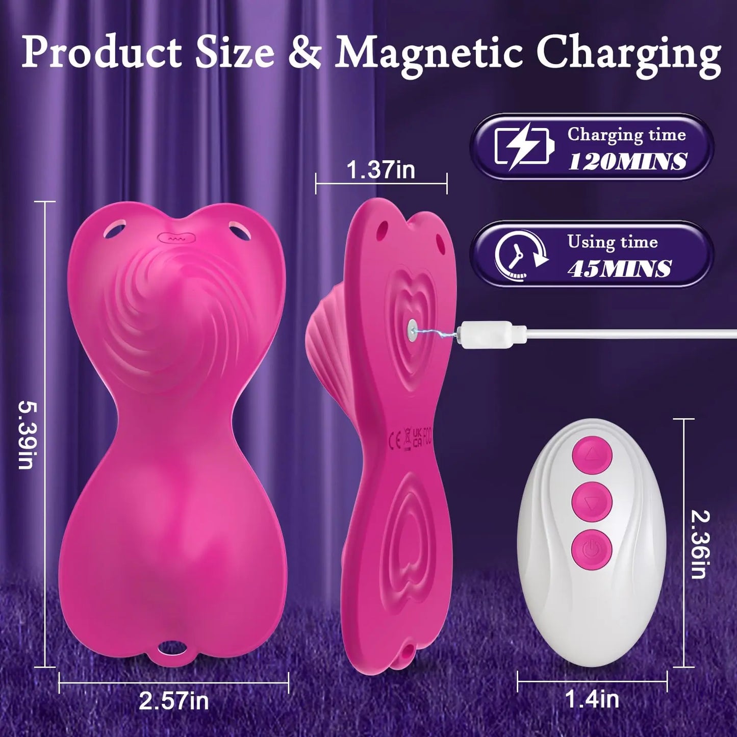 Wearable Butterfly Vibrator For Women 
APP Remote Control