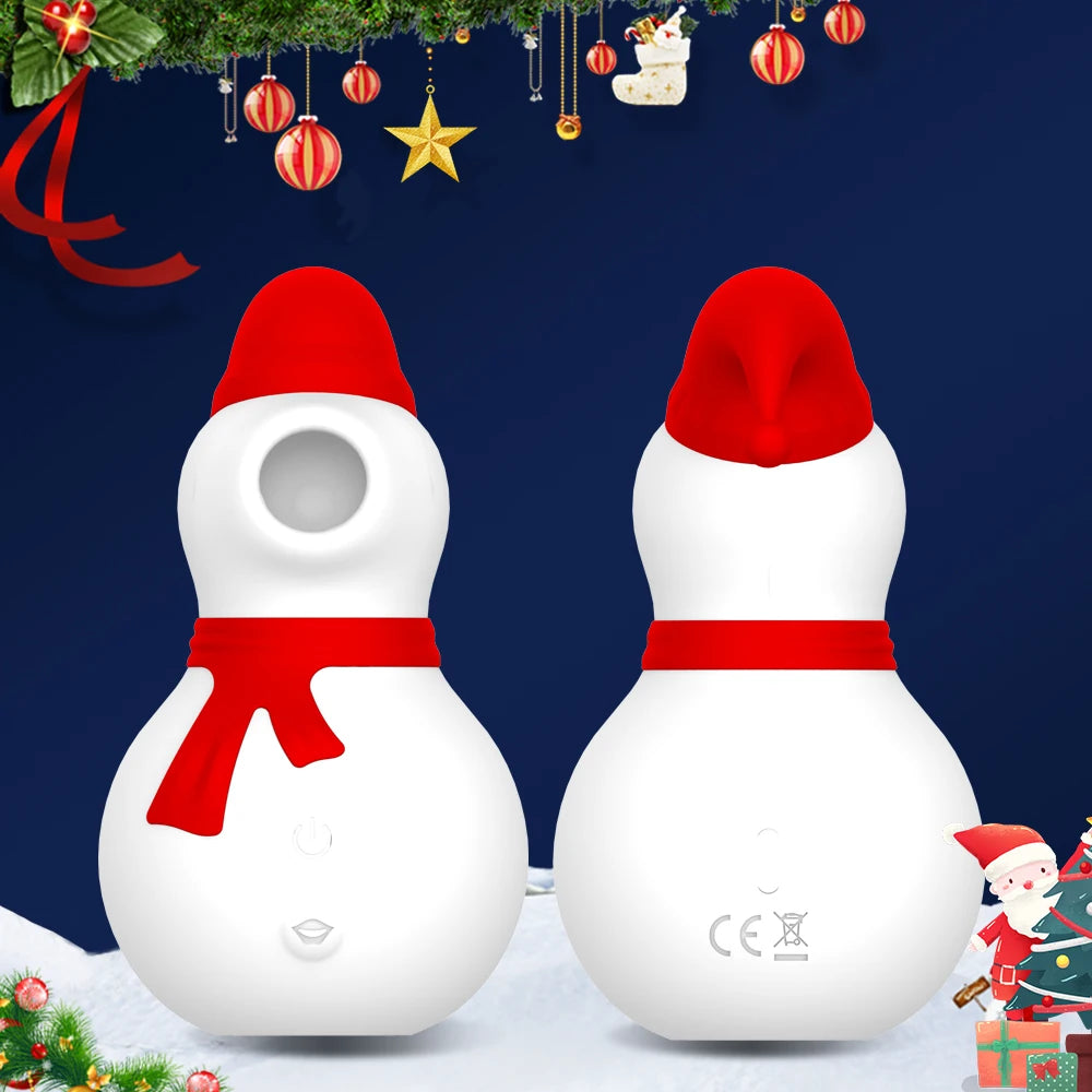 Clitoral Sucking Vibrator Snowman