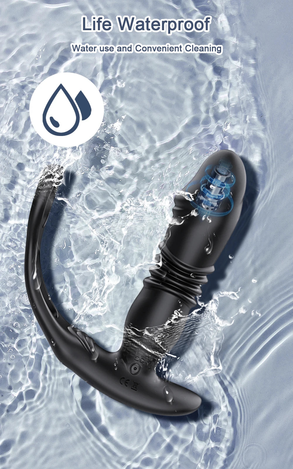 Male Thrusting Prostate Massager Bluetooth APP Control