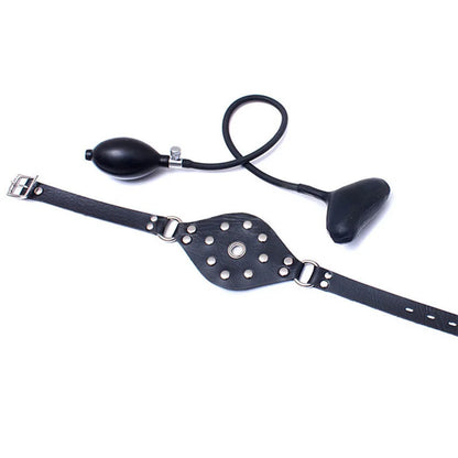 Mouth Gag Oral Fixation with Leather Band