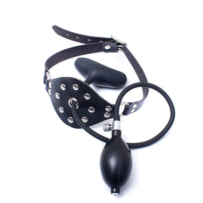 Mouth Gag Oral Fixation with Leather Band