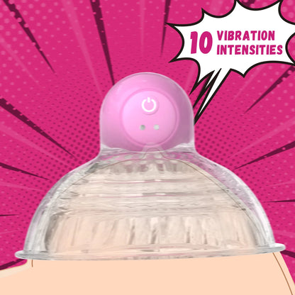 Remote Control Vibrating Nipple Sucker