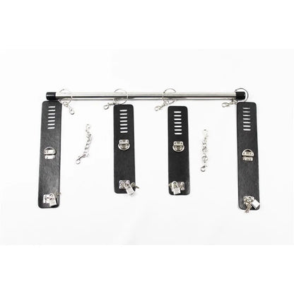 Stainless Steel Bondage (Spreader Bar, HandCuff, AnkleCuffs, Neck Collar, Open Leg)