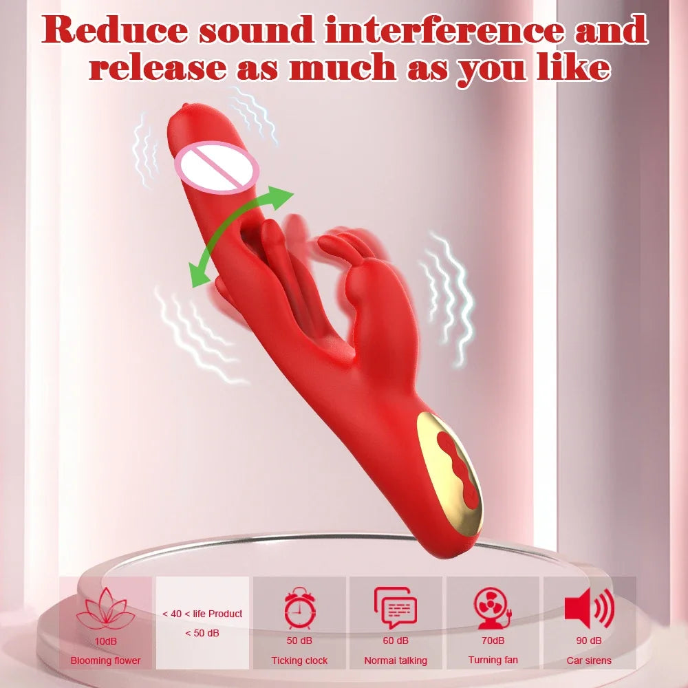 Rabbit Vibrator for Women G Spot 
Tapping Flapping Clit Stimulator